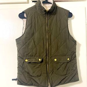 Reversible Green/Fleece Vest